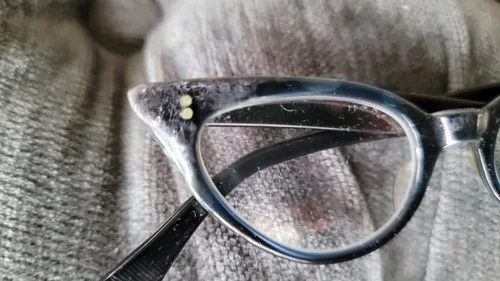 Swan USA Vintage Retro 1950s/60s Size 5 1/2 Eyeglasses Cat Eye Glasses W/ Lenses 4