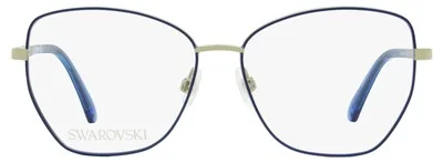 Swarovski Butterfly Eyeglasses SK5393 016 Palladium/Blue 55mm 2