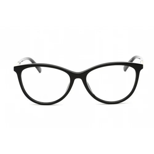 Swarovski Unisex Eyeglasses Cat Eye Shape Shiny Black Plastic Frame SK5396 001 2