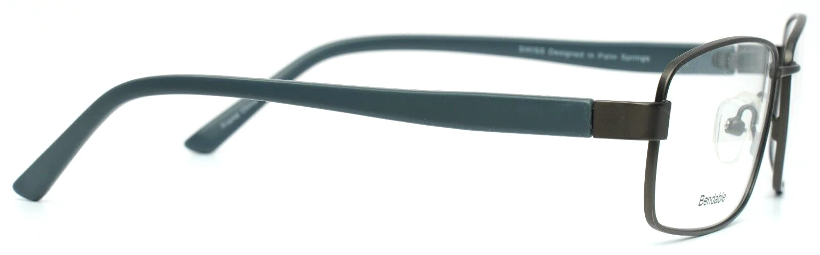 SWISS SWM-16-45 Matt Gray Black Mens Rectangle Full Rim Eyeglasses 54-17-140 4
