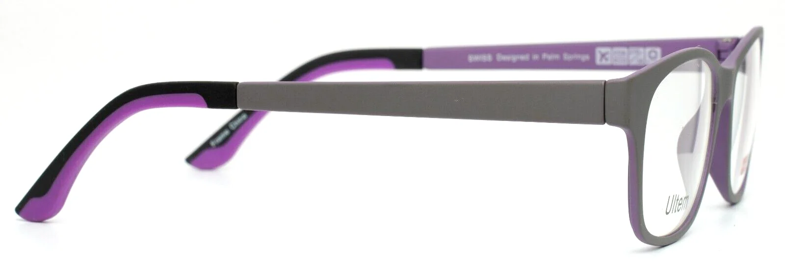 SWISS SWUL-16-03 Gray Lt Pruple Womens Oval Full Rim Eyeglasses 51-18-145 B:36 4
