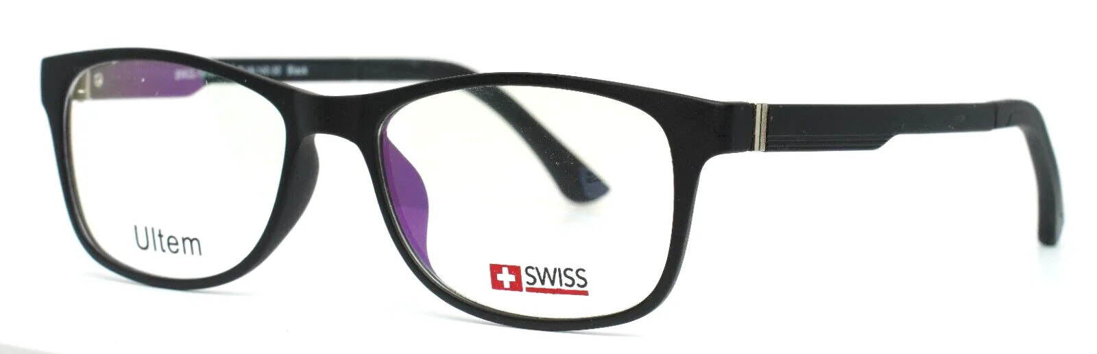 SWISS SWUL-16-05 Black Unisex Oval Full Rim Eyeglasses 54-18-140 B:30