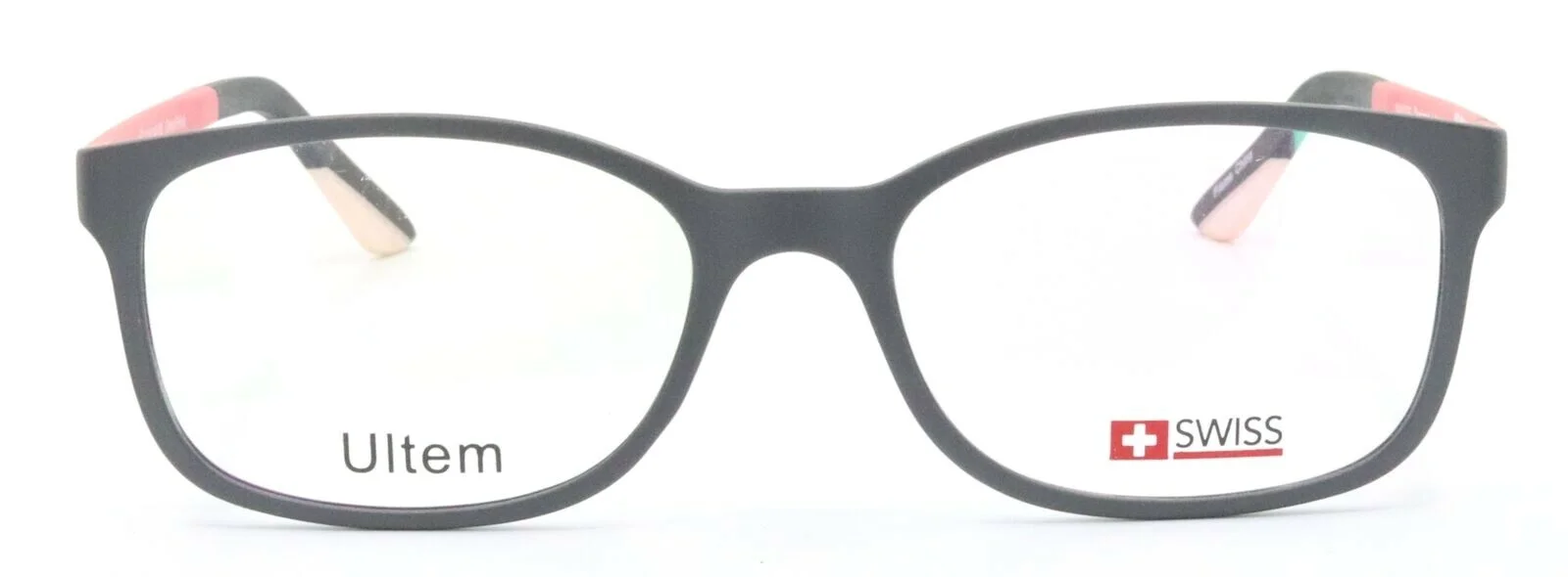 SWISS ULTEM SWUL-16-04 Grey Pink Rectangular Eyeglasses Frames 51-18-140 2