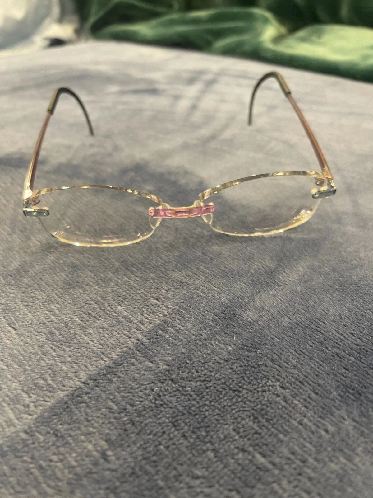 SWISSFLEX Eyeglasses Frames Rimless Violet Purple Lavender 2