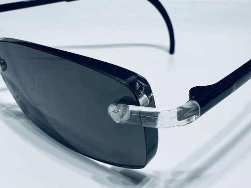 Swissflex Rimless Eyeglasses Frame Swiss Made Lightweight Eyewear FRAMES ONLY