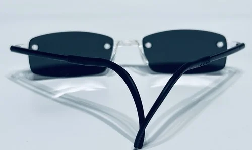 Swissflex Rimless Eyeglasses Frame Swiss Made Lightweight Eyewear FRAMES ONLY 2