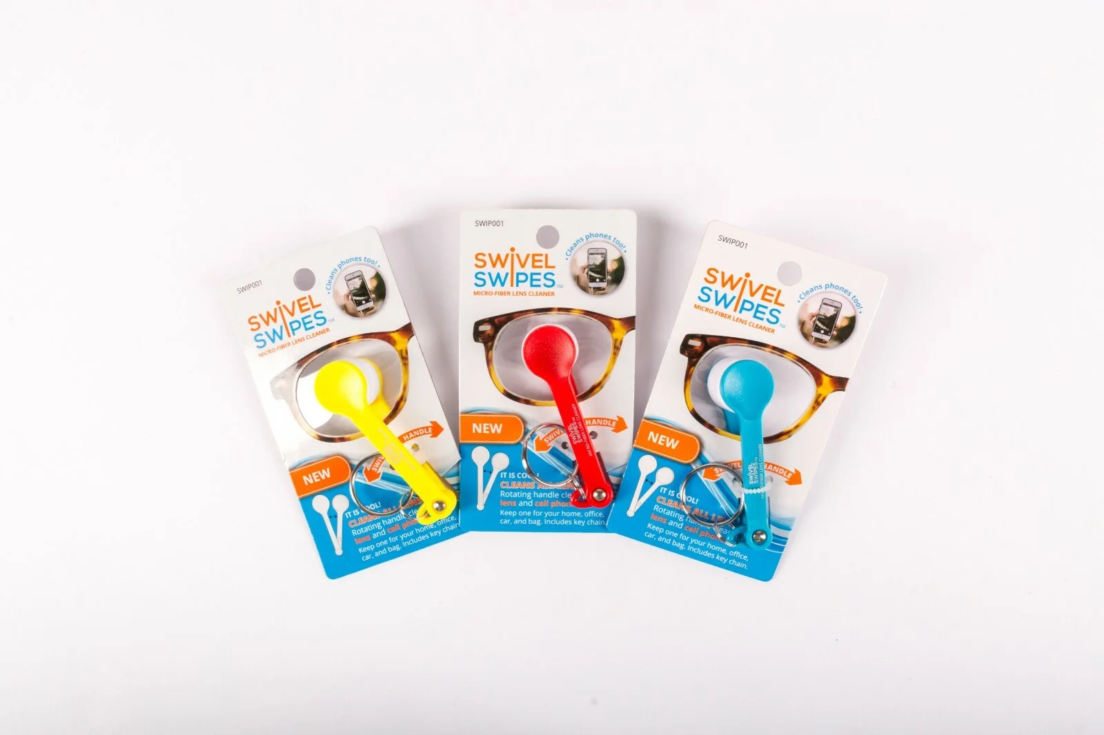 Swivel Swipes Eyeglass Lens Cleaner 3PK lenses cleaner Contactless cleaning 2