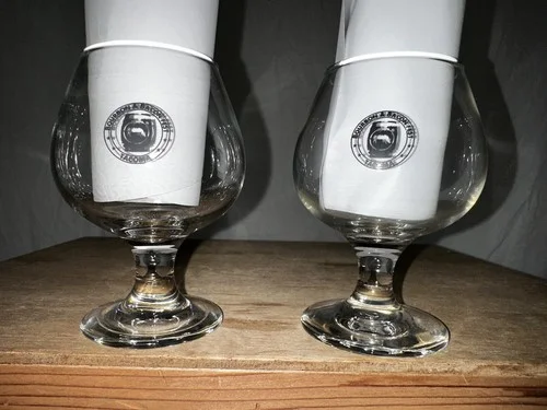 Tacoma Bourbon & Bacon Fest Flight/taster Glass Lot Of 2. $23..obo