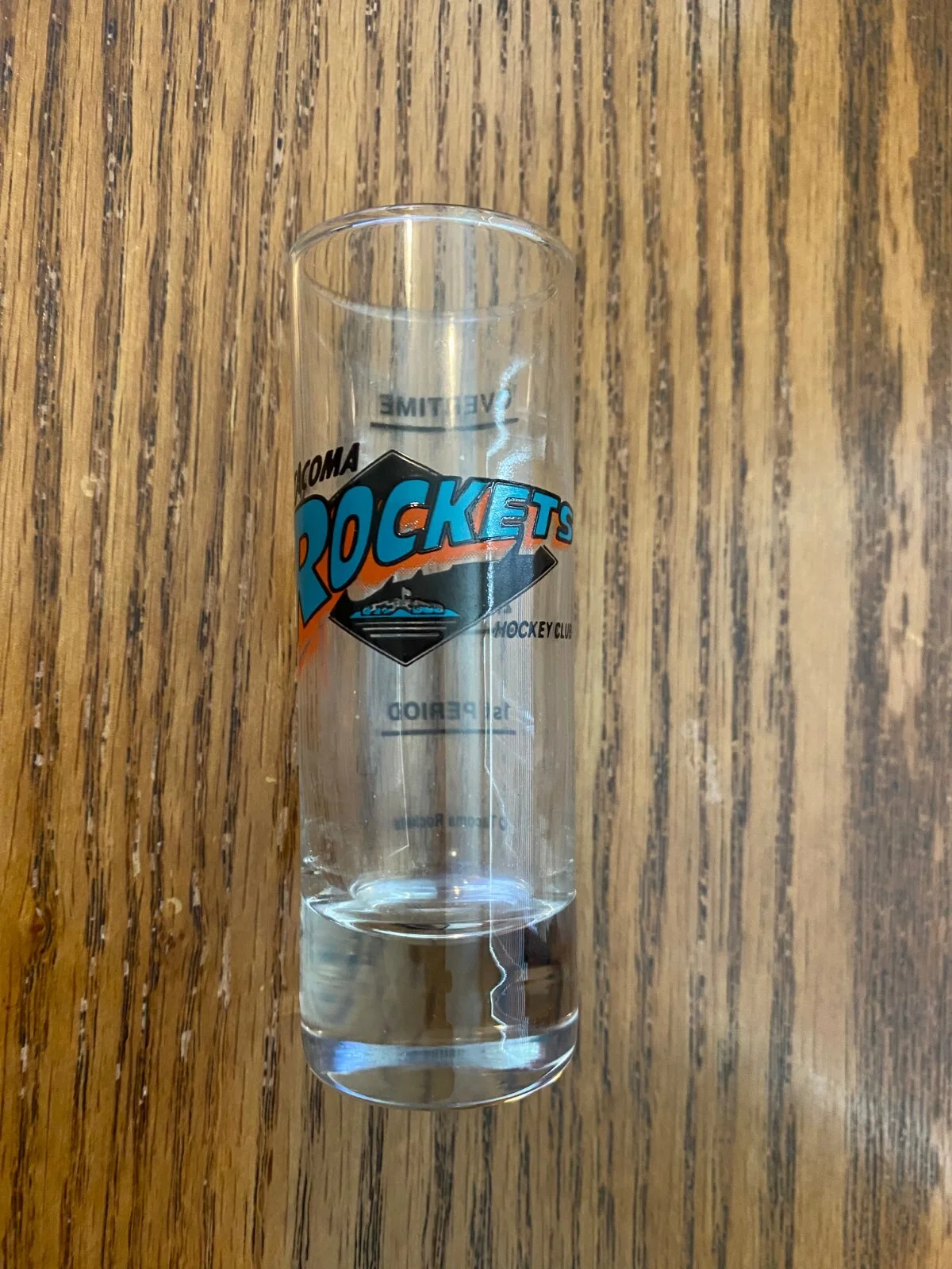 Tacoma Rockets WHL Shot Glass Western Hockey League