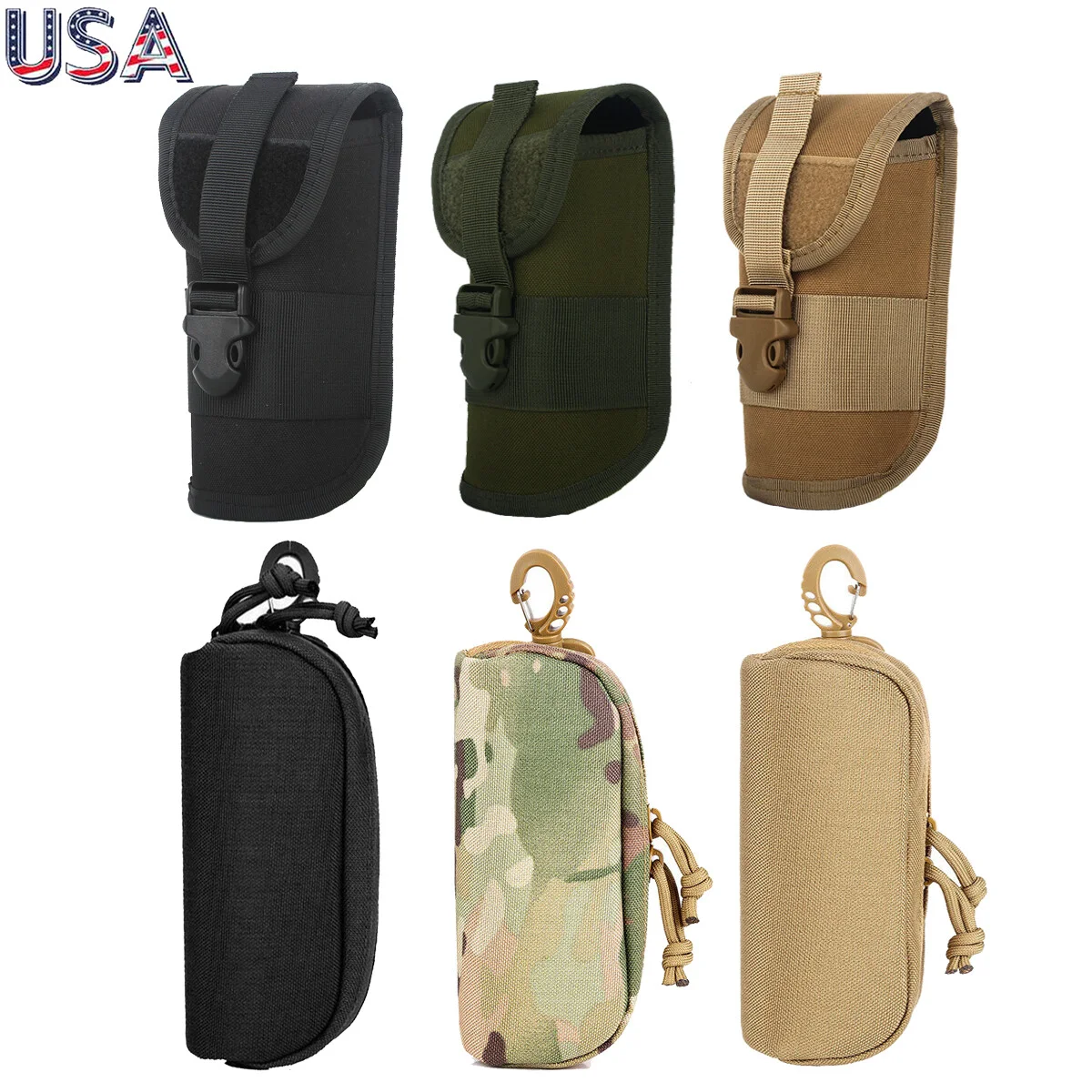 Tactical Eyeglasses Case Sunglasses Pouch Glasses Shockproof Protective Hard Box