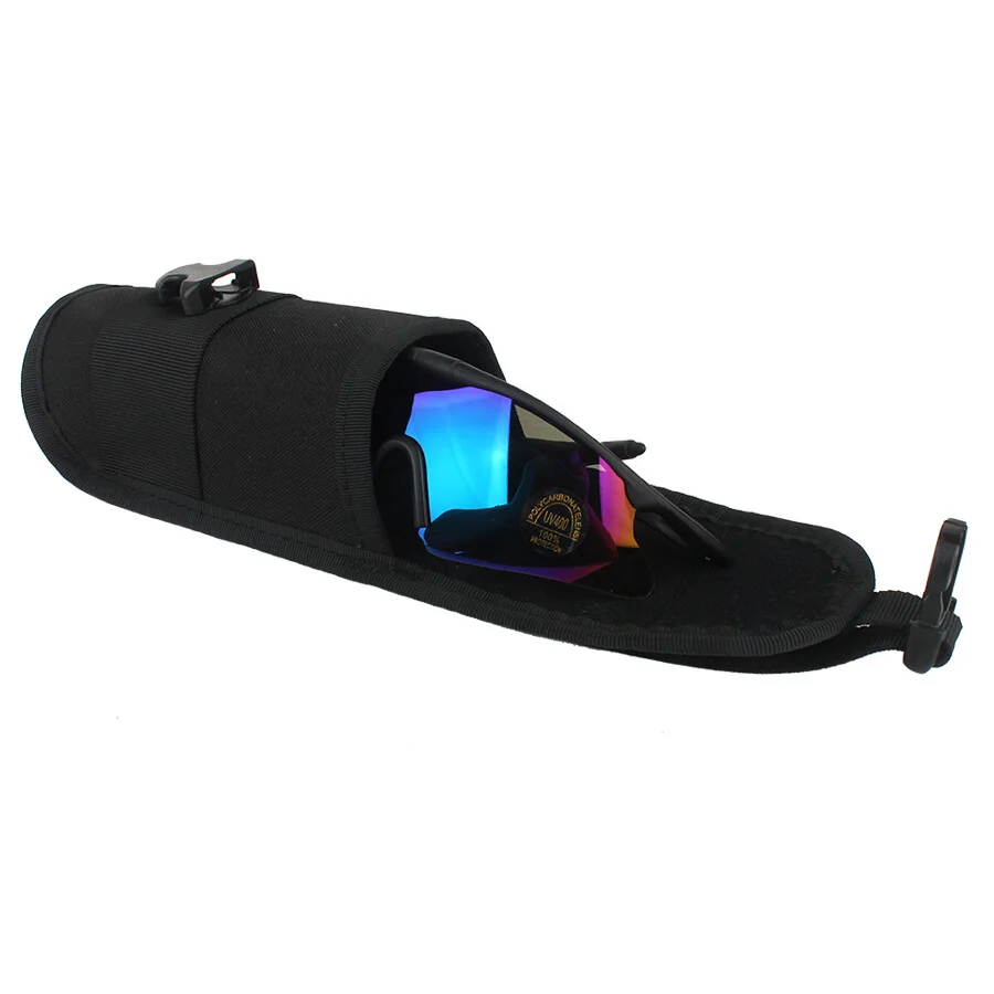 Tactical MOLLE Eyeglasses Bag Case with Buckle Hard Shell Sunglasses Storage Box 3
