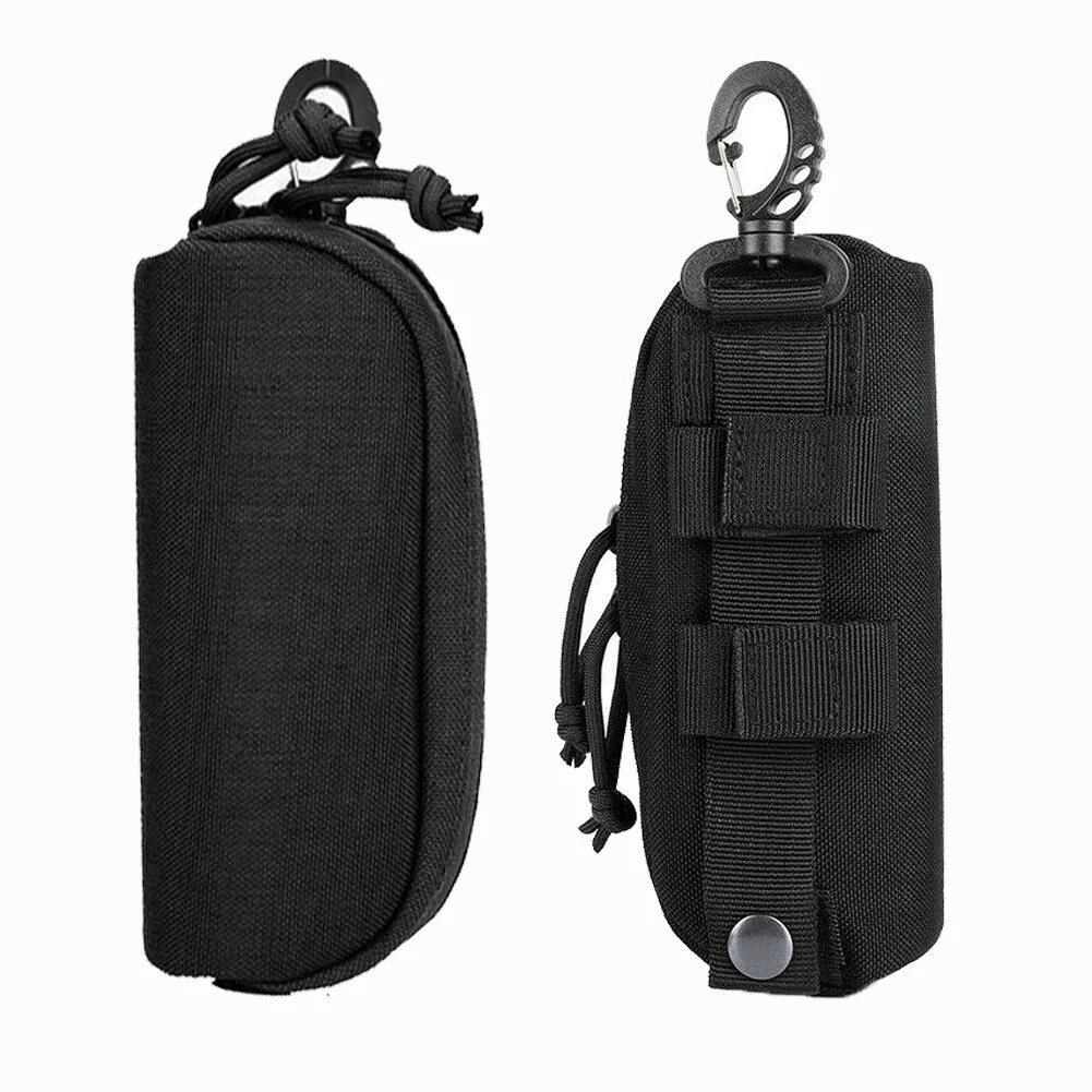 Tactical Molle Glasses Case Sunglasses Pouch Eyeglasses Box with Carabiner Hook 3
