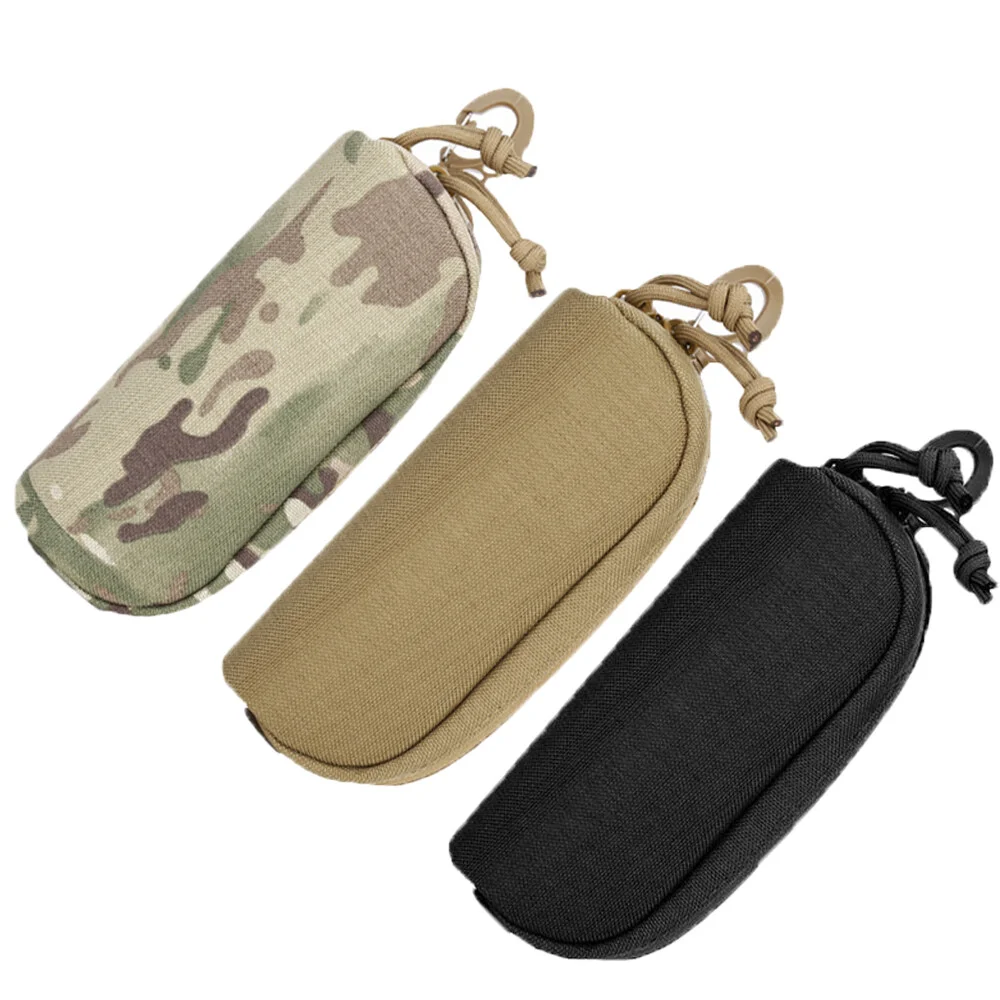 Tactical Molle Sunglasses Box Universal Eyeglasses Pouch Case with Belt Clip