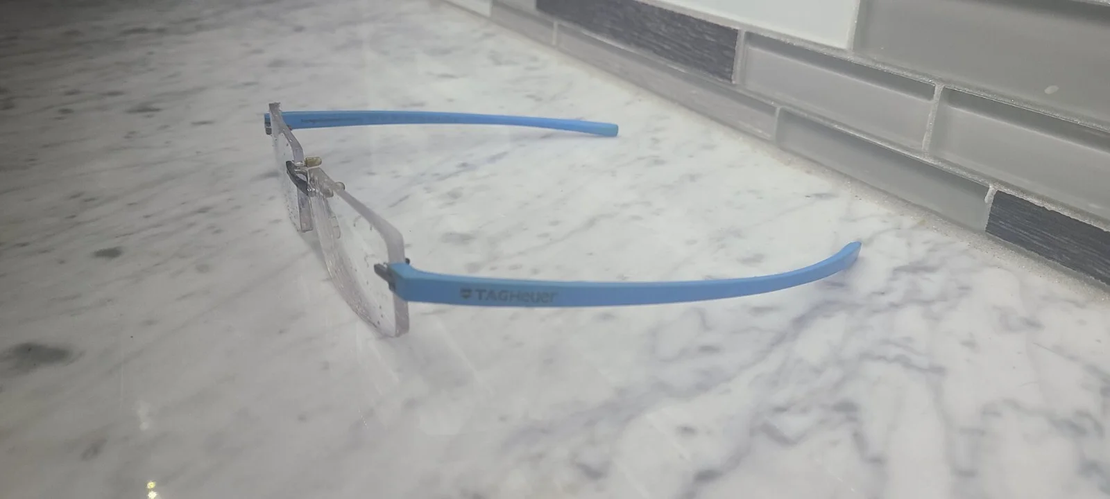 Tag Heuer Reflex Rimless Titanium Glasses
