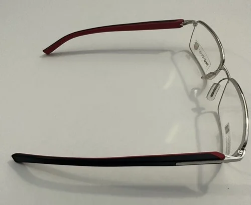TAG HEVER 8005012 TRENDS SILVER BLACK RED EYE GLASS FRAME TH8005 3