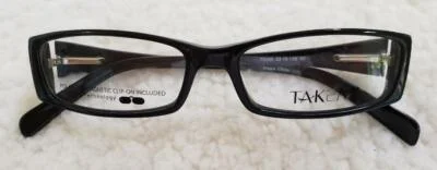 TAK2MI (T9566) EYEGLASS FRAME Color: BLACK - TINY DECORATIVE FAUX CRYSTAL STONES