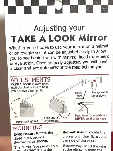Take A Look Cycling Eyeglass Mirror (Original) New 3
