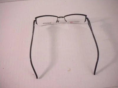 Takumi Black & Purple Eyeglasses Frames w/ Polarized Magnetic Clip on 3