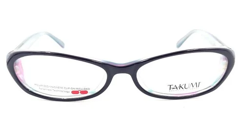 Takumi T9886 Dark Lilac Eyeglass Frames w/ Magnetic Clip On Sunglasses B0029 4
