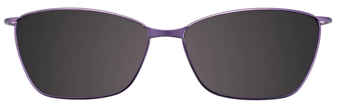Takumi TK1073 SHINY LAVENDER (080) 52-16-135 With Magnetic Clip-On Sunglass 2