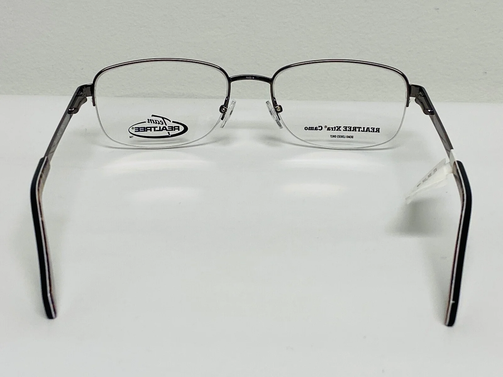 Team Realtree MC TRT T103 Gunmetal Eyeglass Frames Half Rim 56-19-140 Xtra Camo 3