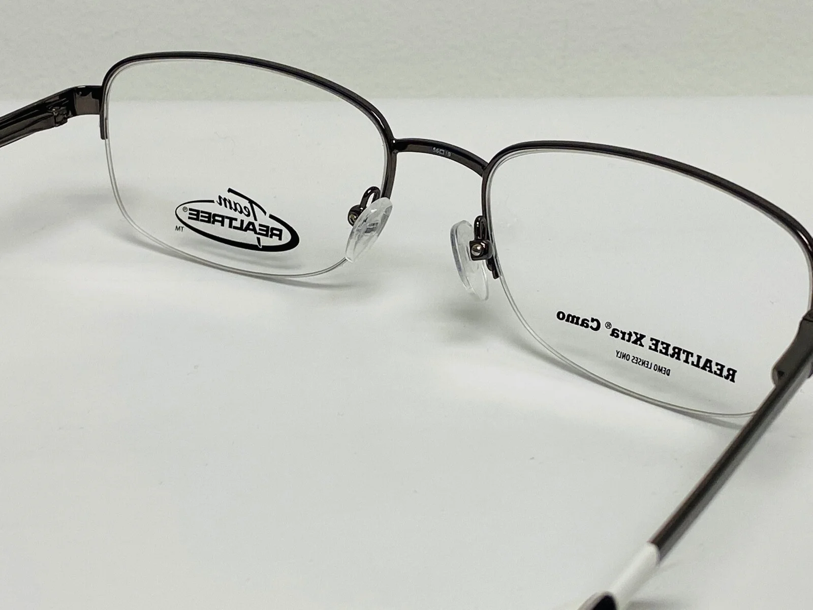 Team Realtree MC TRT T103 Gunmetal Eyeglass Frames Half Rim 56-19-140 Xtra Camo 4