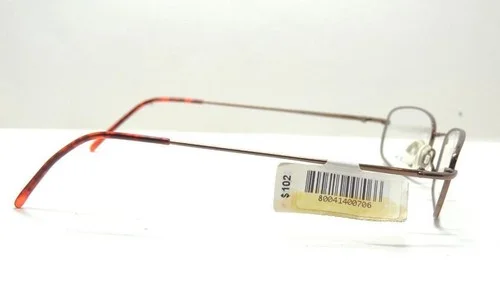 Tech Flex Titanium 1503 Brown Mens Eyeglass Frames 51-19-145 3