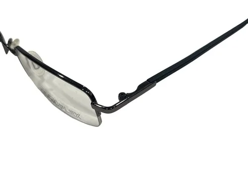 Tech Flex Titanium 1602 Gun Metal Mens Eyeglass Frames Size 52-18-135 2