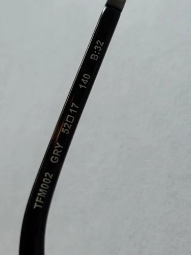 Ted Baker London Eyeglass Frame Plastic/Metal MOD TFM002 52-17-140 Grey Horn 4