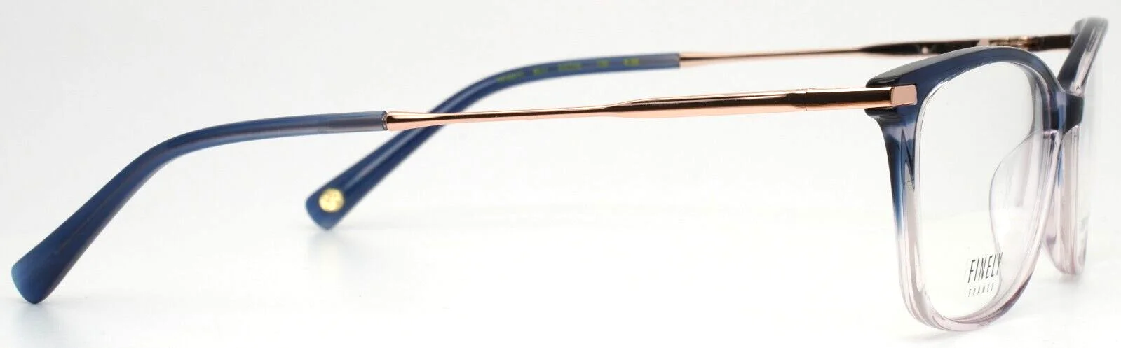 TED BAKER TFW011 BLU Blue Womens Cat Eye Full Rim Eyeglasses 51-15-135 B:38 4