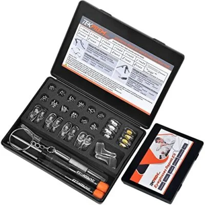 TEKPREM Magnetic Eyeglass Repair Tool Kit Eye Glasses Repairing Screwdriver Set