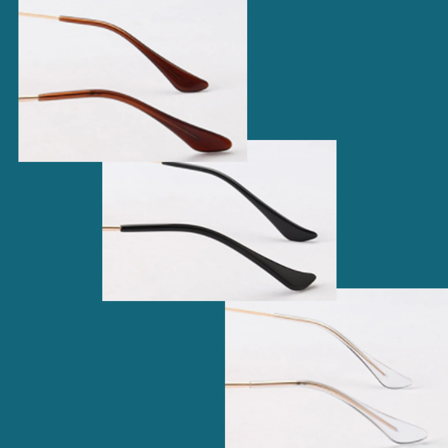 Temple End Tips Round repairs Eyeglasses Sunglasses spectacles Glasses 2