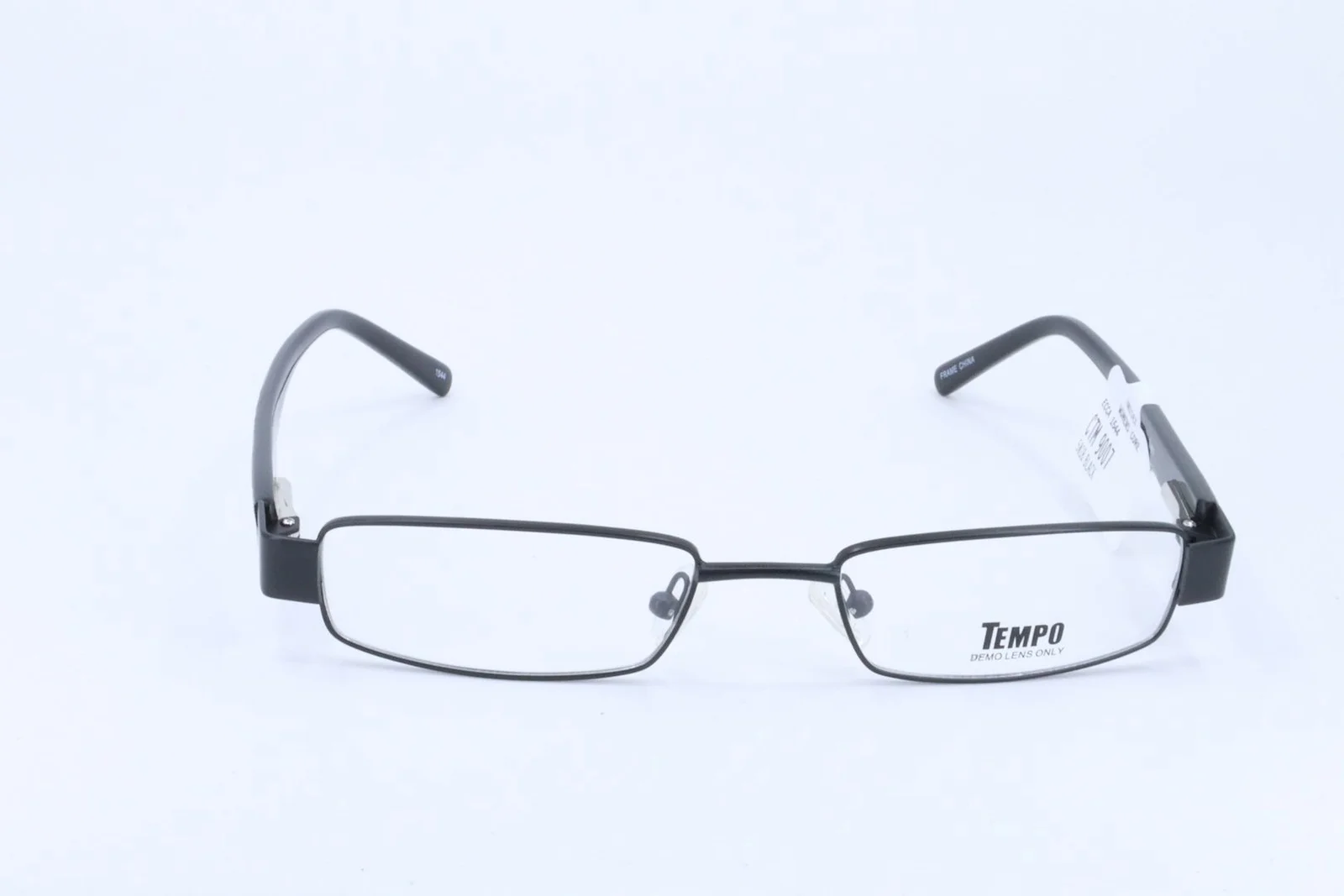Tempo CTM9007 Black Rectangle Women Full Rim 50-18-135 Eyeglasses Frames 3