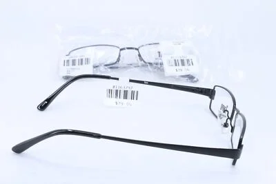 Tempo CTM9012 (BOGO) Black Rectangle Unisex Full Rim 48-17-135 Eyeglasses Frames 4