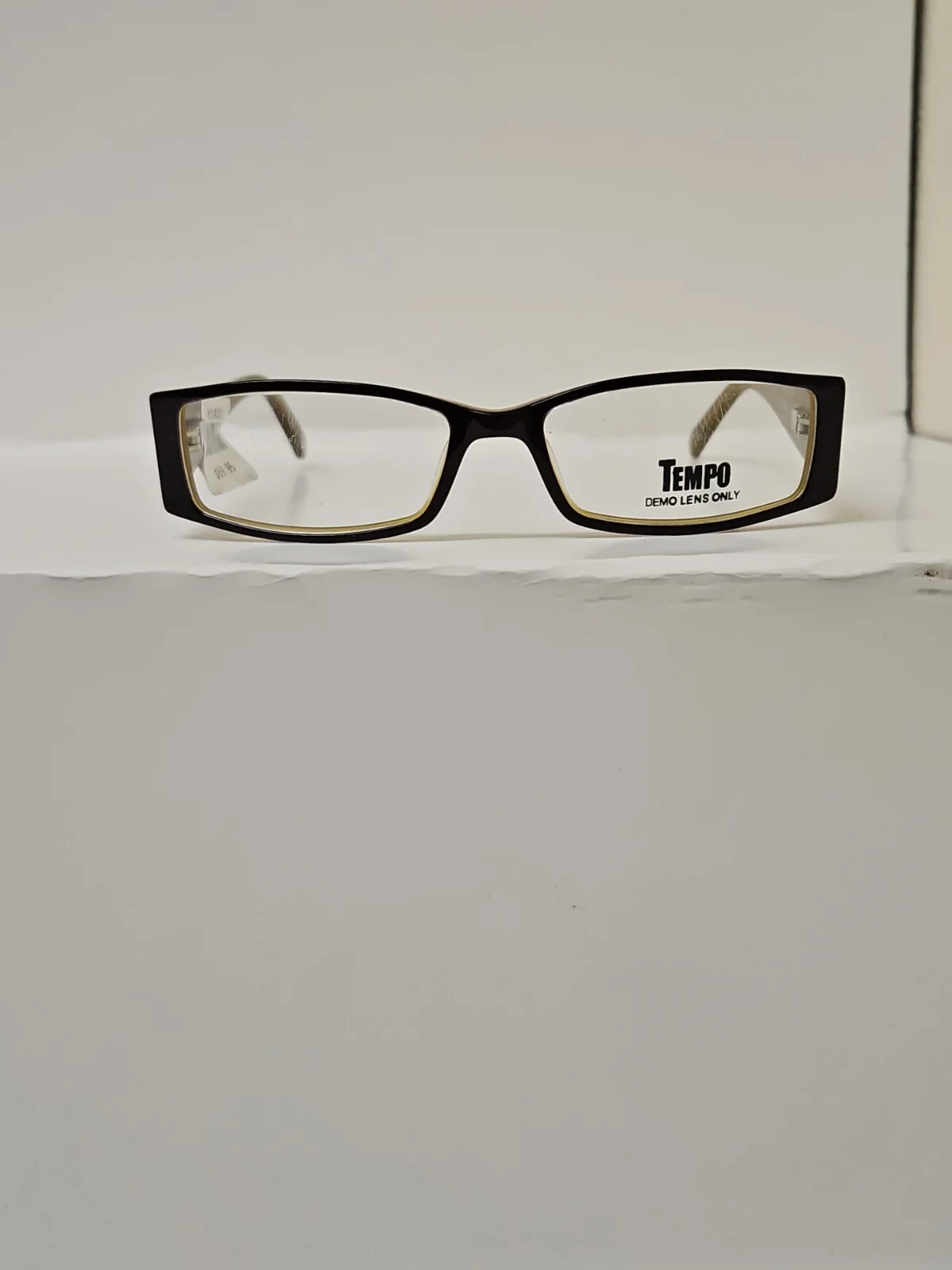 Tempo CTP8000 BR Eyeglasses Frames Brown Rectangular Full Rim 53-16-135