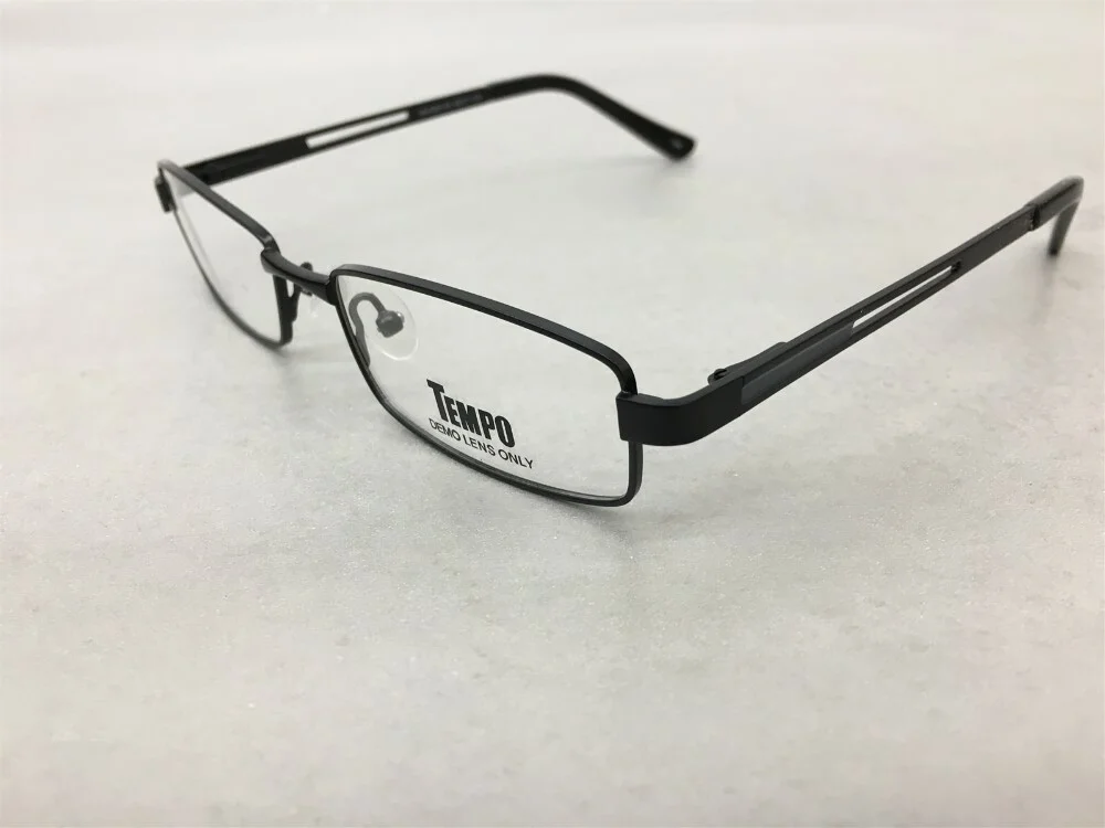 Tempo MM8009-4917, Black Eyeglass Frames (49-17-135)