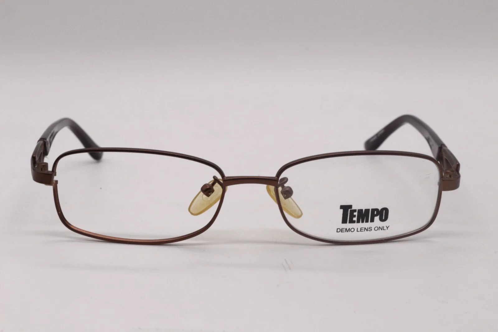 TEMPO WM 2008 BR BROWN AUTHENTIC FRAMES EYEGLASSES 53-16 2