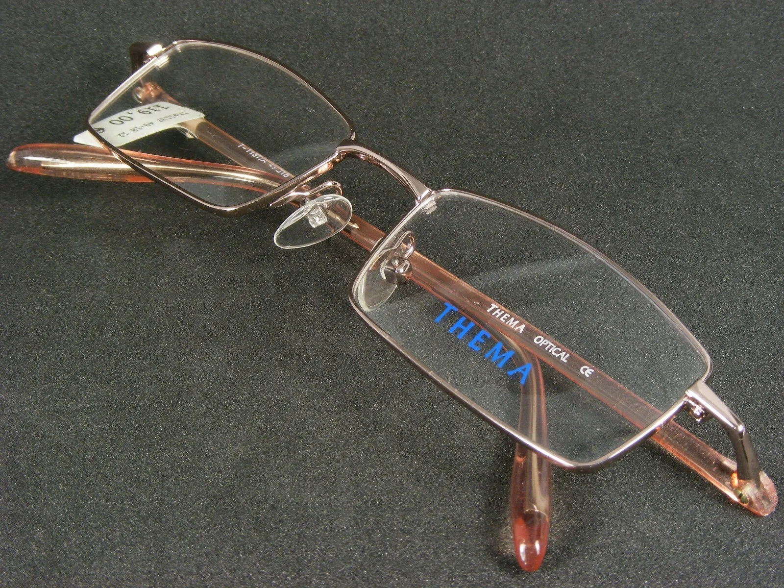 Thema T-1137/A C12 ROSE GOLD EYEGLASSES GLASSES METAL FRAME 49-18-140mm 4