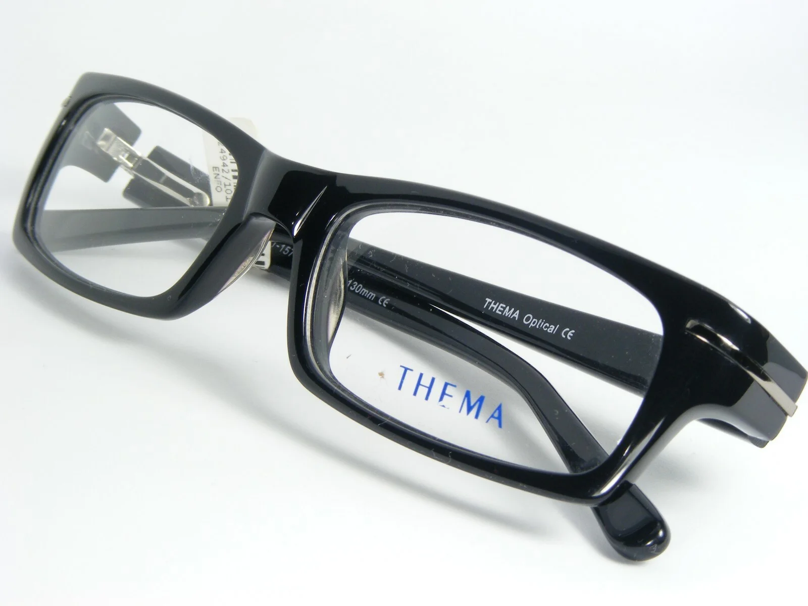 Thema T-157 C.2 SHINY BLACK EYEGLASSES GLASSES PLASTIC FRAME 51-18-130mm 4