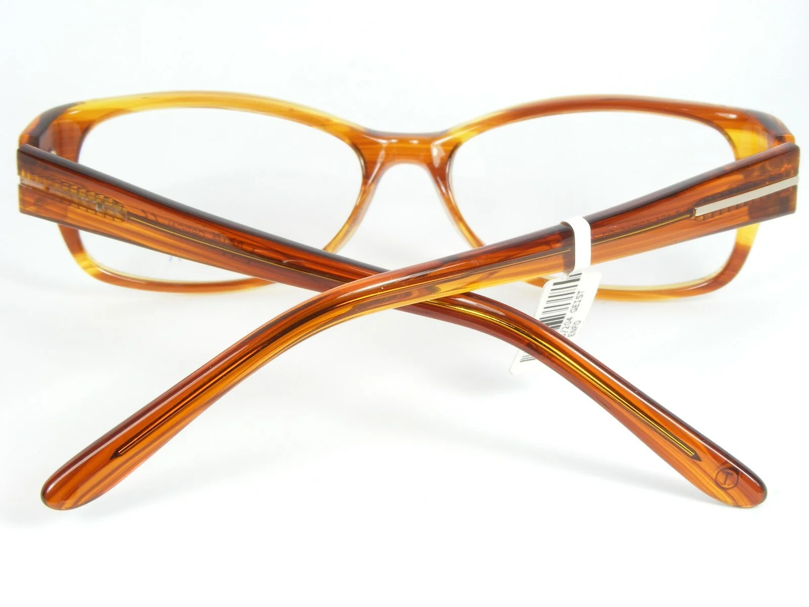 Thema T-194 C7 TRANSPARENT BROWN-AMBER EYEGLASSES GLASSES 52-15-135mm (NOTES) 3