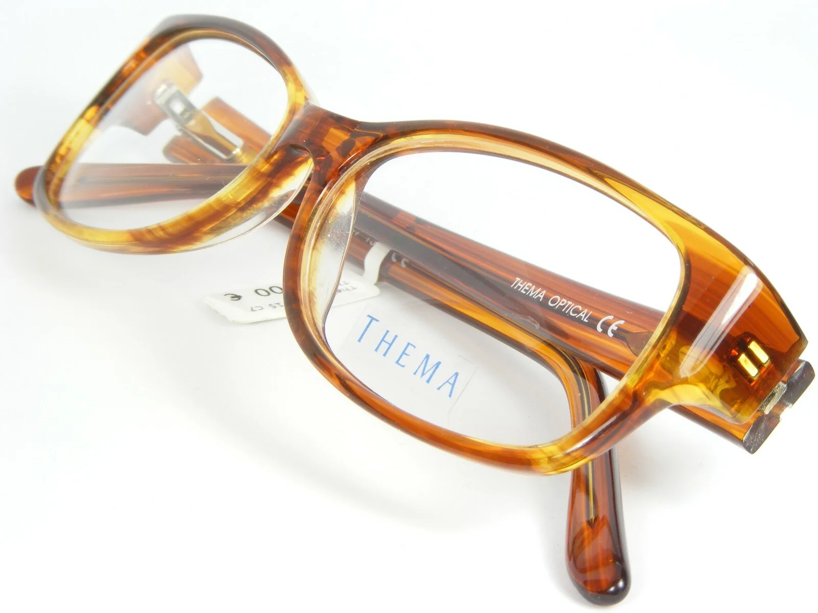 Thema T-194 C7 TRANSPARENT BROWN-AMBER EYEGLASSES GLASSES 52-15-135mm (NOTES) 4