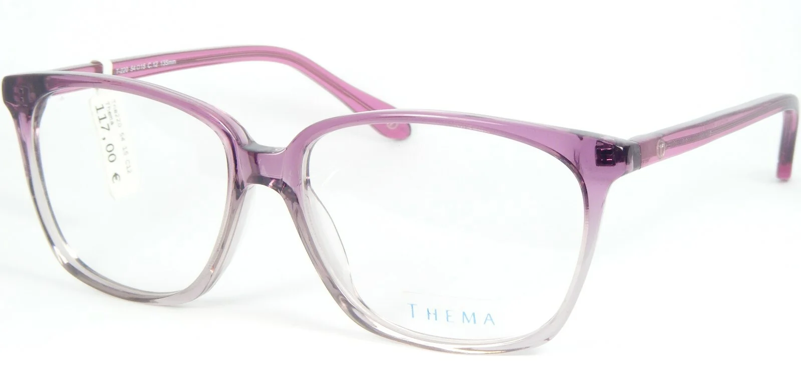 Thema T-220 12 PURPLE GRADIENT TRANSPARENT EYEGLASSES GLASSES FRAME 54-15-135mm