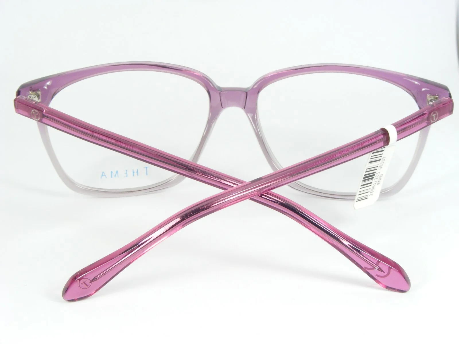 Thema T-220 12 PURPLE GRADIENT TRANSPARENT EYEGLASSES GLASSES FRAME 54-15-135mm 3