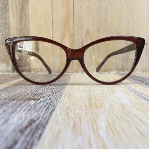 Thin Elegant Cat Eye Fashion WaYfe Frames Clear Lens Eyeglasses Glasses 80475 M 2