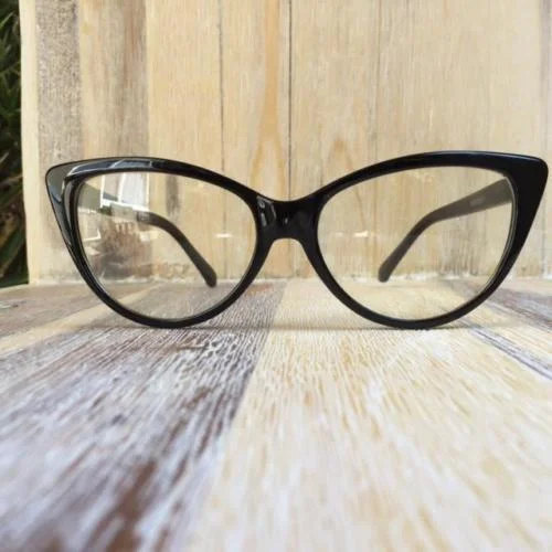 Thin Elegant Cat Eye Fashion WaYfe Frames Clear Lens Eyeglasses Glasses 80475 M 3