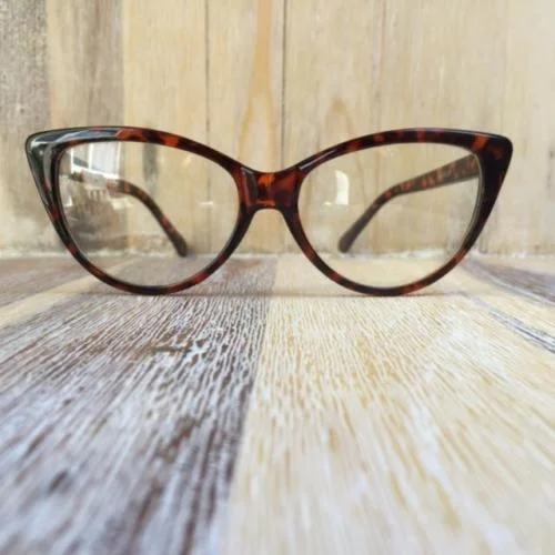 Thin Elegant Cat Eye Fashion WaYfe Frames Clear Lens Eyeglasses Glasses 80475 M 4