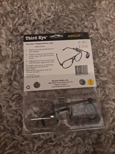 THIRD EYE EYEGLASS GLASSES BICYCLE BIKE MIRROR NEW 2