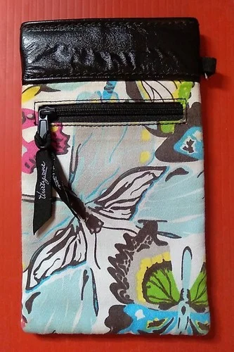 THIRTY ONE Multi-Color Pinch Top Eyeglass Wristlet Case (NO WRISTLET) Butterfly 2