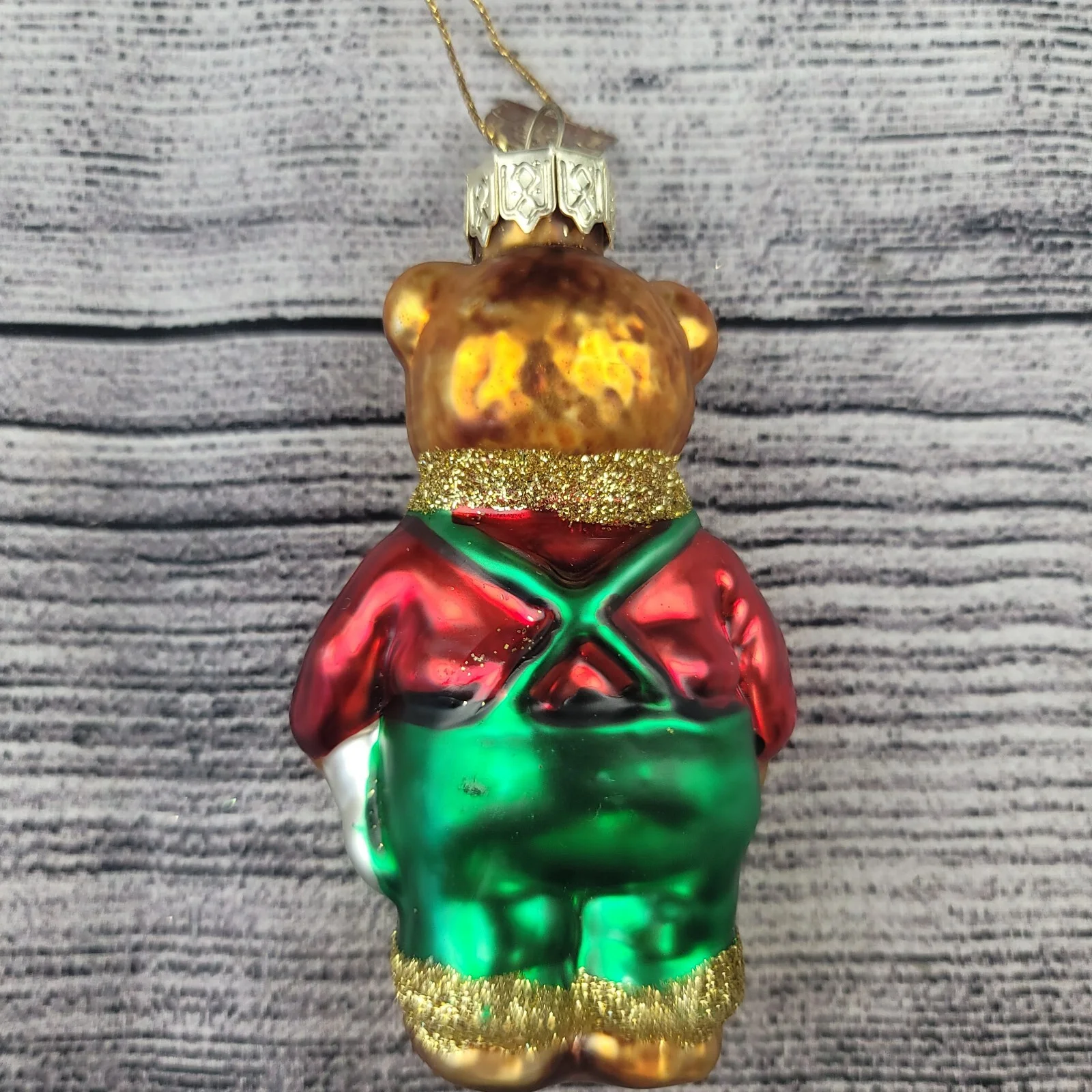 Thomas Pacconi Museum Blown Glass Christmas Ornament World Santa Scotland 2