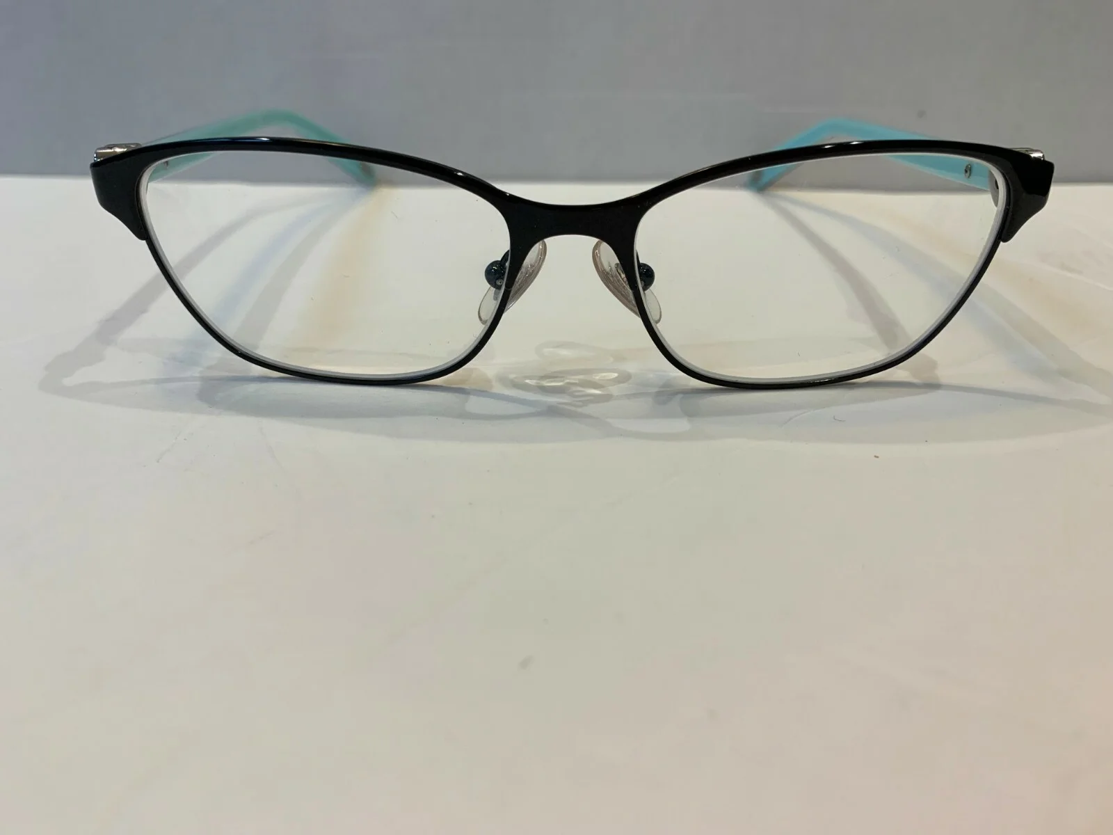 Tiffany & Co.1072 6007 Metal Frame Eyeglasses With Case Italy 2